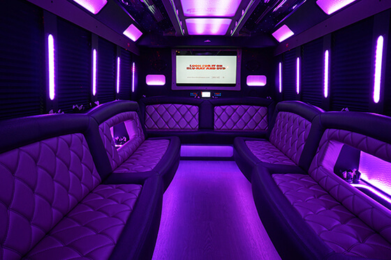 party bus amenities