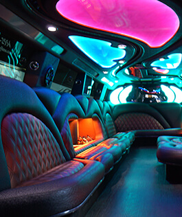 cadillac limo interior