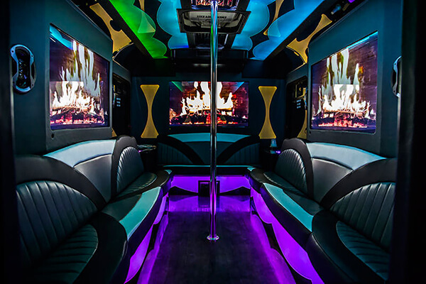 Party bus rental in Lafayette